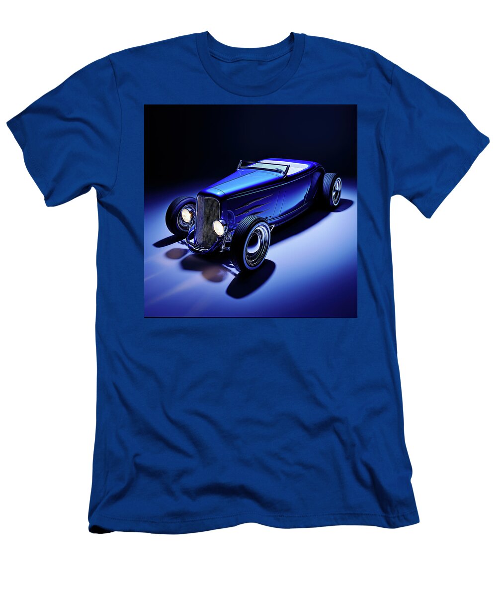 Ink Blue 1932 Ford Hotrod Roadster Yo Pedro T-Shirt