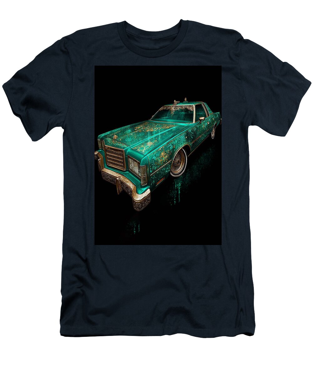 Intricately Designed Vintage Car 1978 Dodge Diplomat Medallion 360 Maisha Gilmore T-Shirt