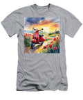 Italian Scooter in the Poppies Field Mi Tzura T-Shirt