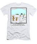 Its a Mystery Son Every Winter They Build These Statues Hagen T-Shirt