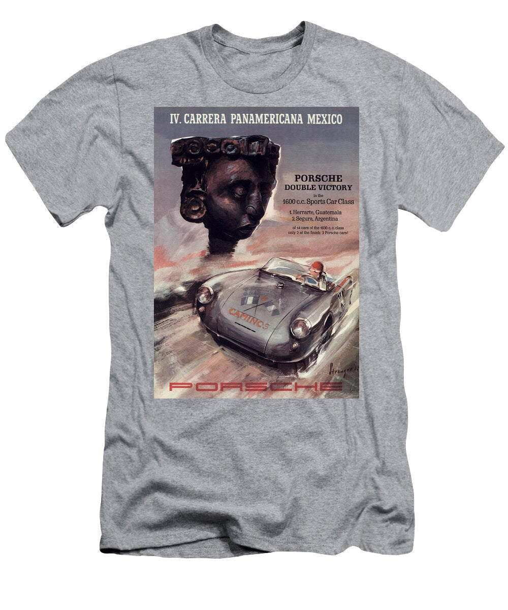 Iv Carrera Panamericana Porsche Poster Nomad Art and Design T-Shirt