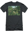Jaguar Attacking a Horse Henri Rousseau T-Shirt