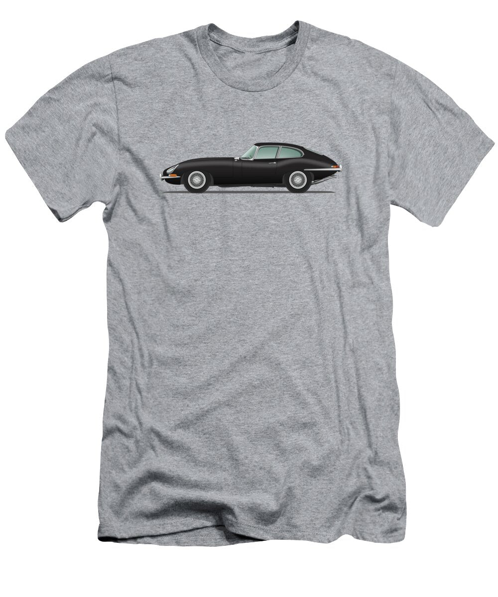 Jaguar E Type Fixed Head Coupe Black Steve H Clark Photography T-Shirt