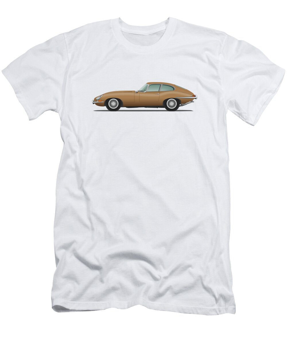 Jaguar E Type Fixed Head Coupe Bronze Steve H Clark Photography T-Shirt