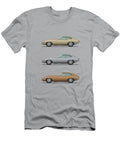 Jaguar E Type Fixed Head Coupe Gold Silver and Bronze Steve H Clark Photography T-Shirt