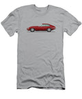 Jaguar E Type Fixed Head Coupe Maroon Steve H Clark Photography T-Shirt