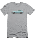 Jaguar E Type Fixed Head Coupe Silver Blue Steve H Clark Photography T-Shirt