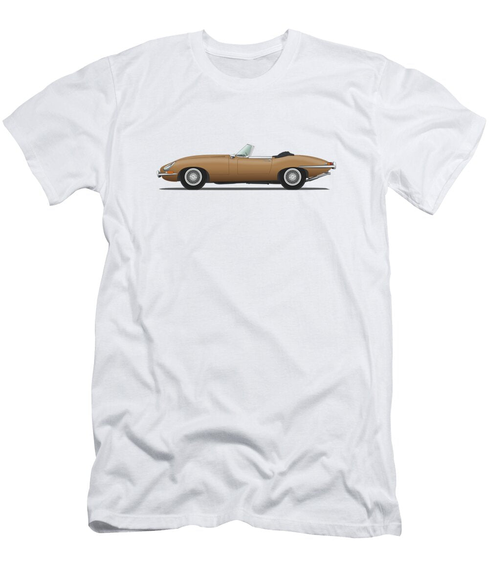 Jaguar E Type Roadster Bronze Steve H Clark Photography T-Shirt