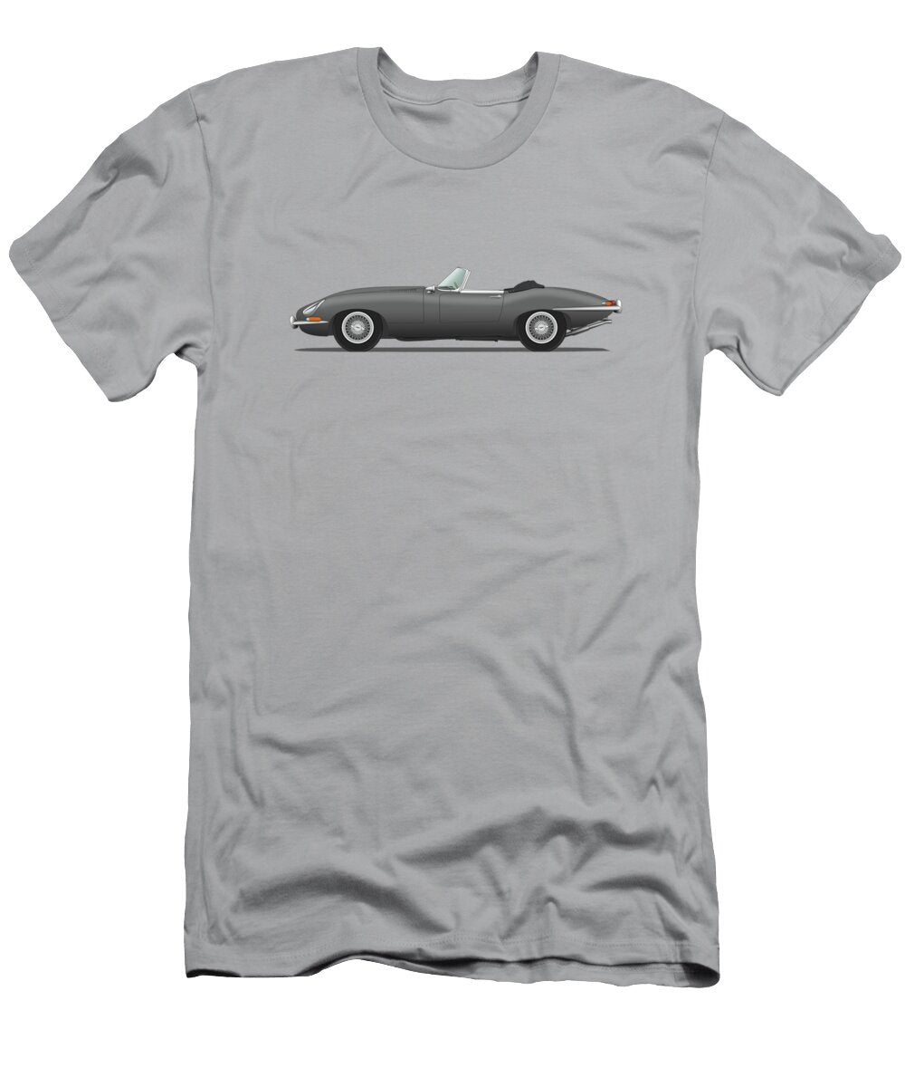 Jaguar E Type Roadster Gunmetal Steve H Clark Photography T-Shirt