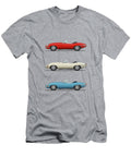 Jaguar E Type Roadster Red White and Blue Steve H Clark Photography T-Shirt