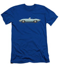 Jaguar E Type Roadster Silver Blue Steve H Clark Photography T-Shirt