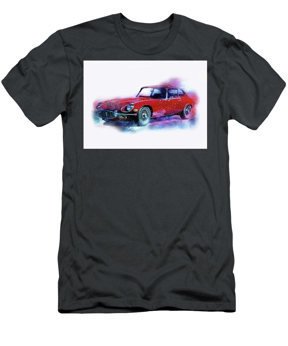 Jaguar E Type S1 Roadster Leith Huber T-Shirt