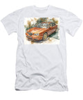 Jaguar X Type 2003 Sedan Luxury Car Artistic Drawing Orange Car Drawing Hollie Love T-Shirt
