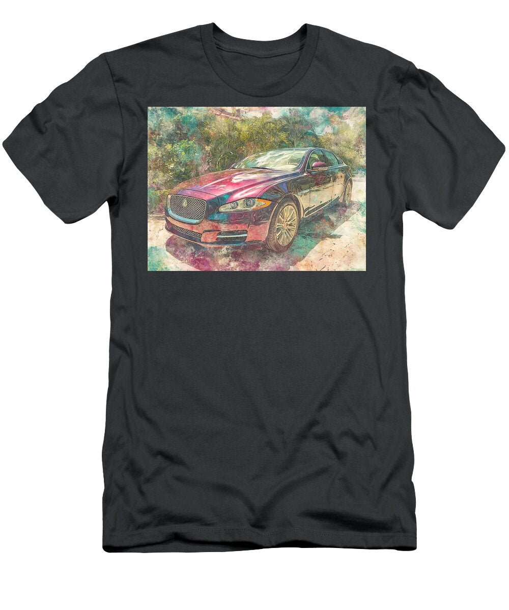 Jaguar Xj 2010 Sedan Luxury Car Stylish Vehicle Elegant Jaguar Artistic Car Hollie Love T-Shirt
