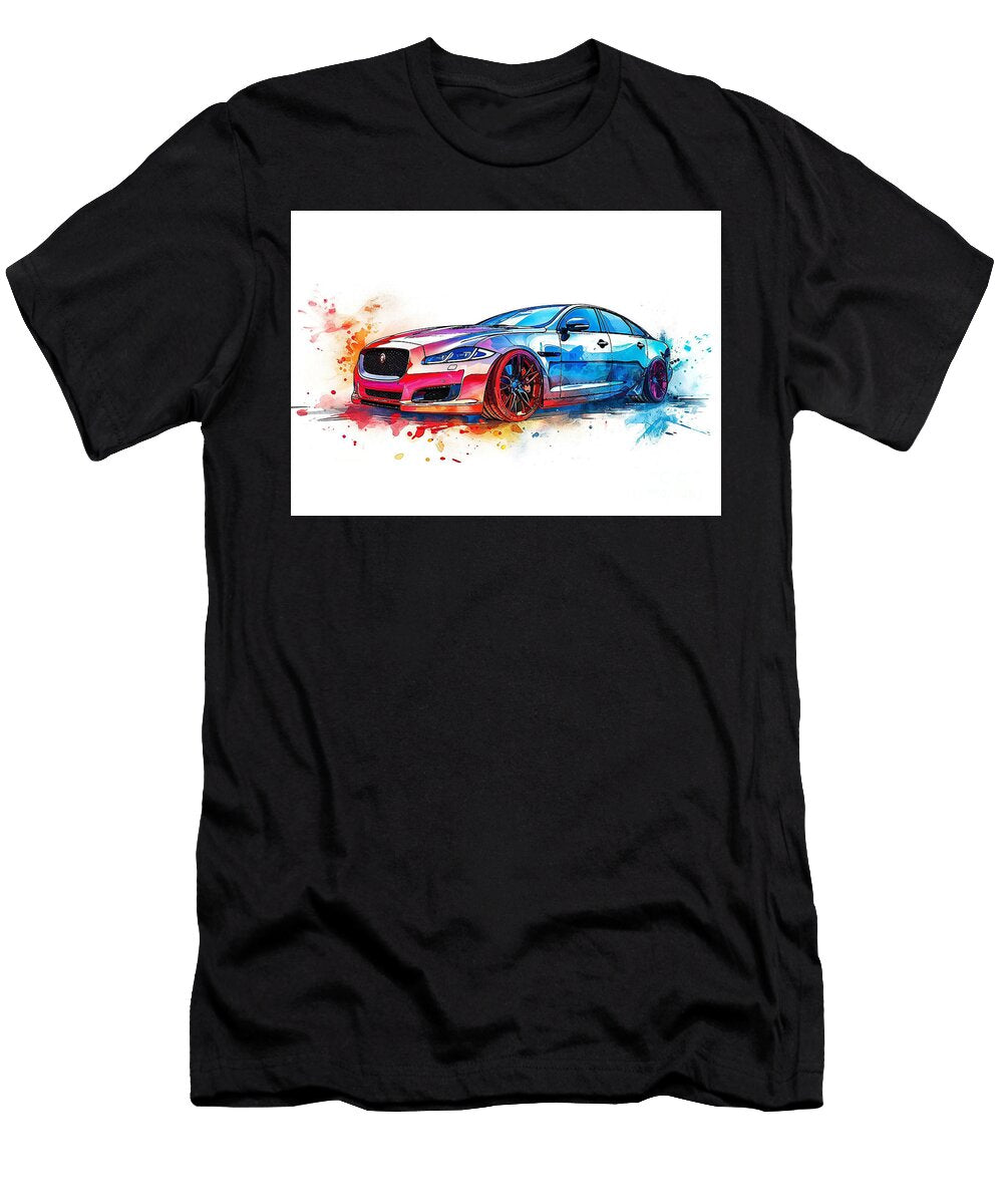 Jaguar Xj Electric Automotive Artistic Clark Leffler T-Shirt