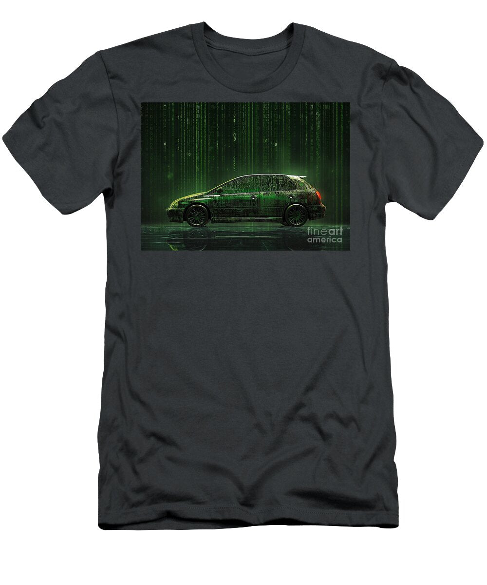 Japan Car Binary Code Toyota Platz Lowell Harann T-Shirt