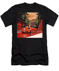 Japanese Art Orange Car Suzuki Swift Sport 2005 Japan Hatchback Jdm Car Temple Scene Grayson Sheppard T-Shirt