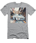 Japanese Street Urban Scene Mazda 3 2003 Japan Hatchback Jdm Car White Car Grayson Sheppard T-Shirt
