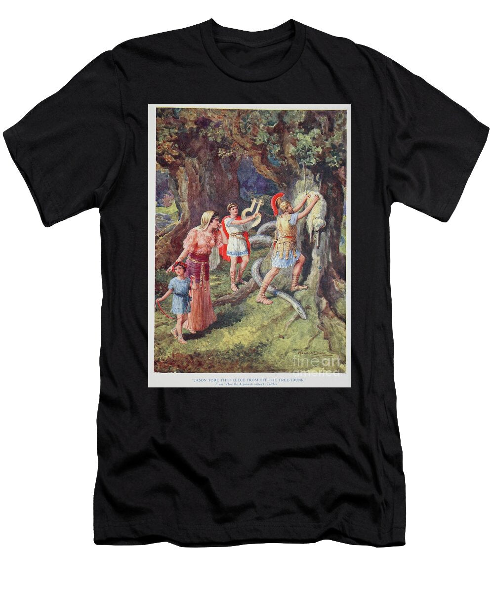Jason Tore the Fleece From Off the Tree Trunk Howard Davie T-Shirt
