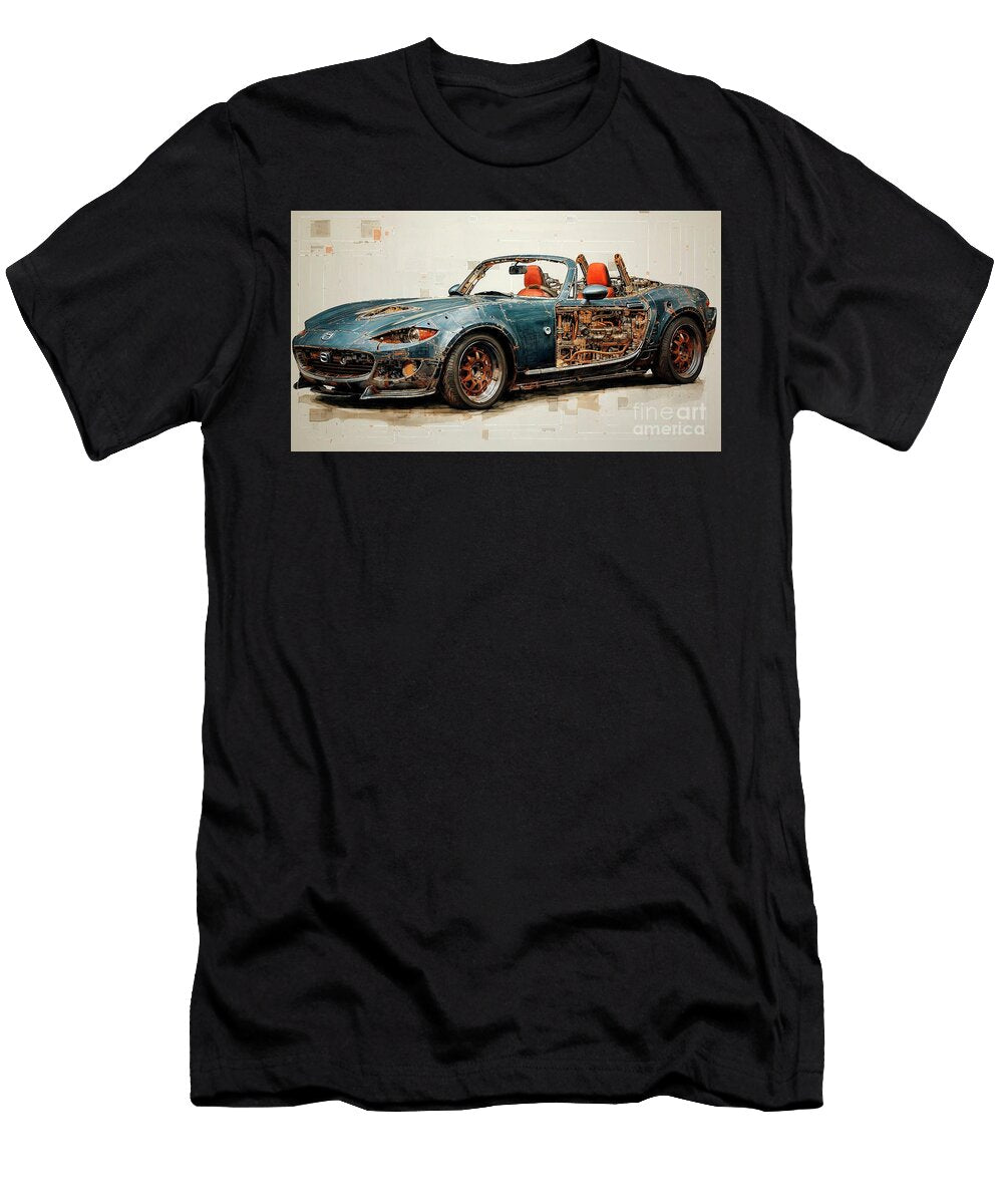 Jdm Car 803 Mazda Mx 5 Miata Eunos Roadster Clark Leffler T-Shirt