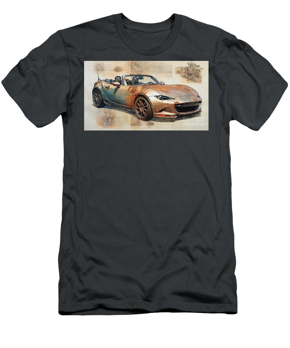 Jdm Car 804 Mazda Mx 5 Miata Eunos Roadster Clark Leffler T-Shirt