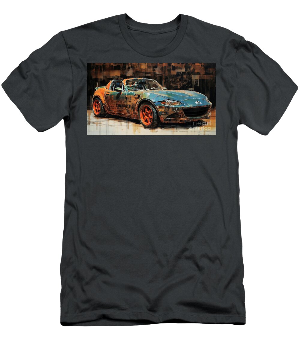 Jdm Car 806 Mazda Mx 5 Miata Eunos Roadster Clark Leffler T-Shirt