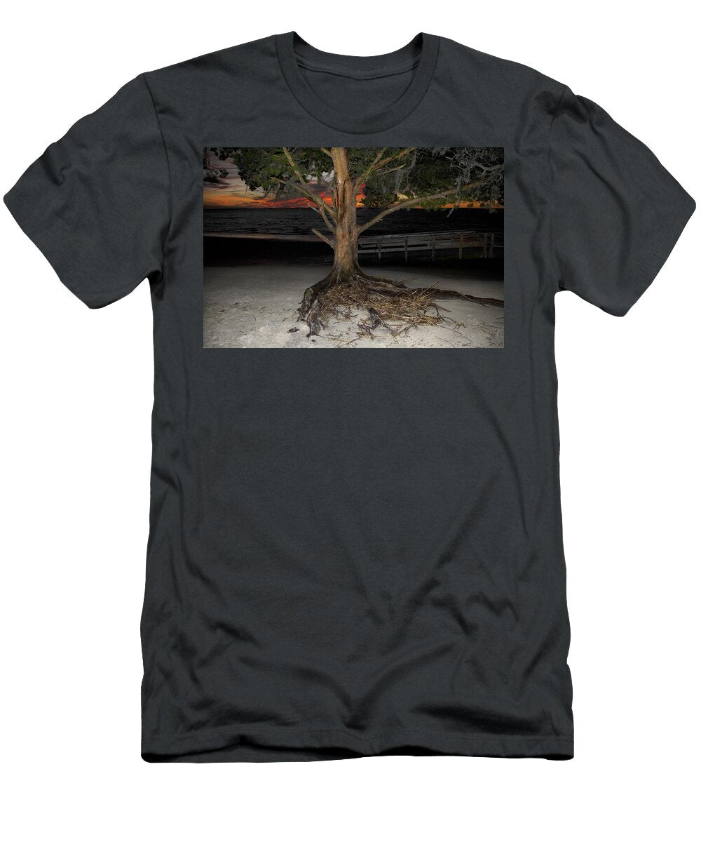 Jekyll Island Night Life Flash Betsy a Cutler East Coast Barrier Islands T-Shirt