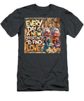 Joyful Elderly Couple on Scooters Razz Mtazz T-Shirt