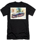 Kia Cadenza 2013 Sedan Luxury Car Urban Scene Elegant Dark Car in Urban Setting Hollie Love T-Shirt