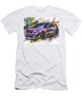 Kia Carnival 2023 Minivan Abstract Car Design Modern Vehicle Art Vibrant Abstract Car Design Hollie Love T-Shirt