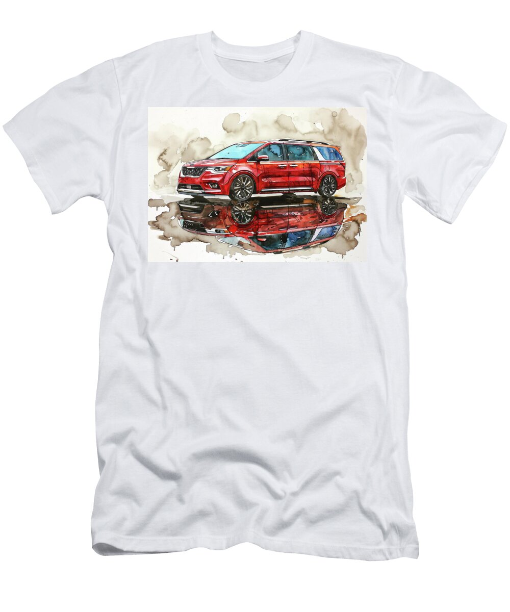 Kia Carnival Colorful Kari Goldfalse T-Shirt