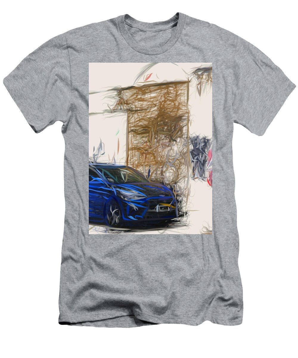 Kia Ceed Hatchback Drawing Carstoon Concept T-Shirt