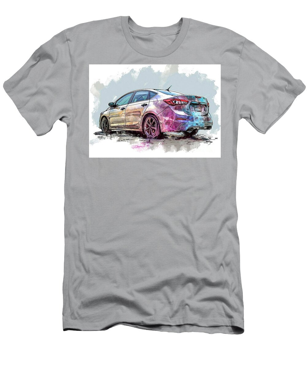 Kia Forte Automotive Art Clark Leffler T-Shirt
