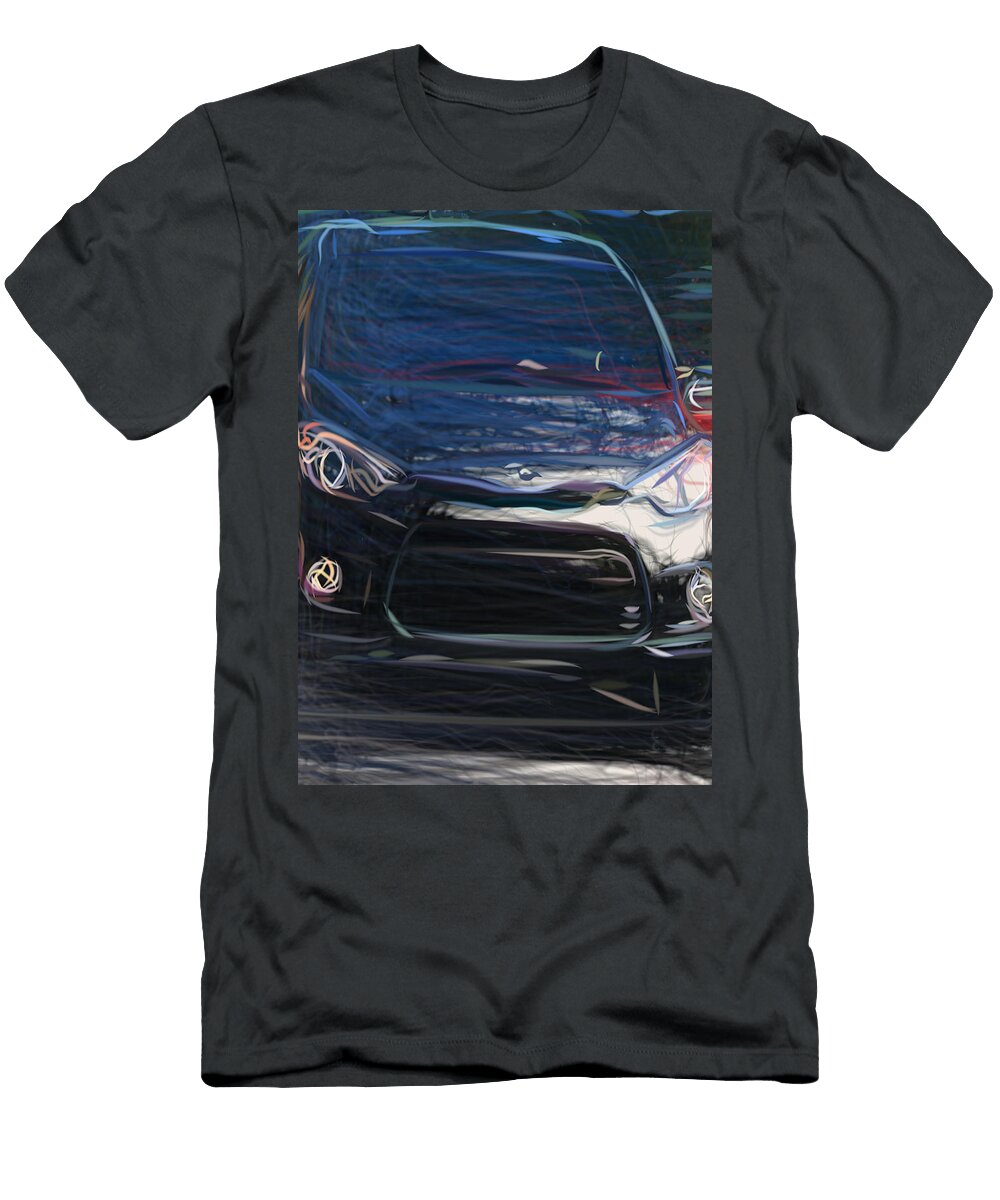 Kia Forte5 Hatchback 0 Drawing Carstoon Concept T-Shirt