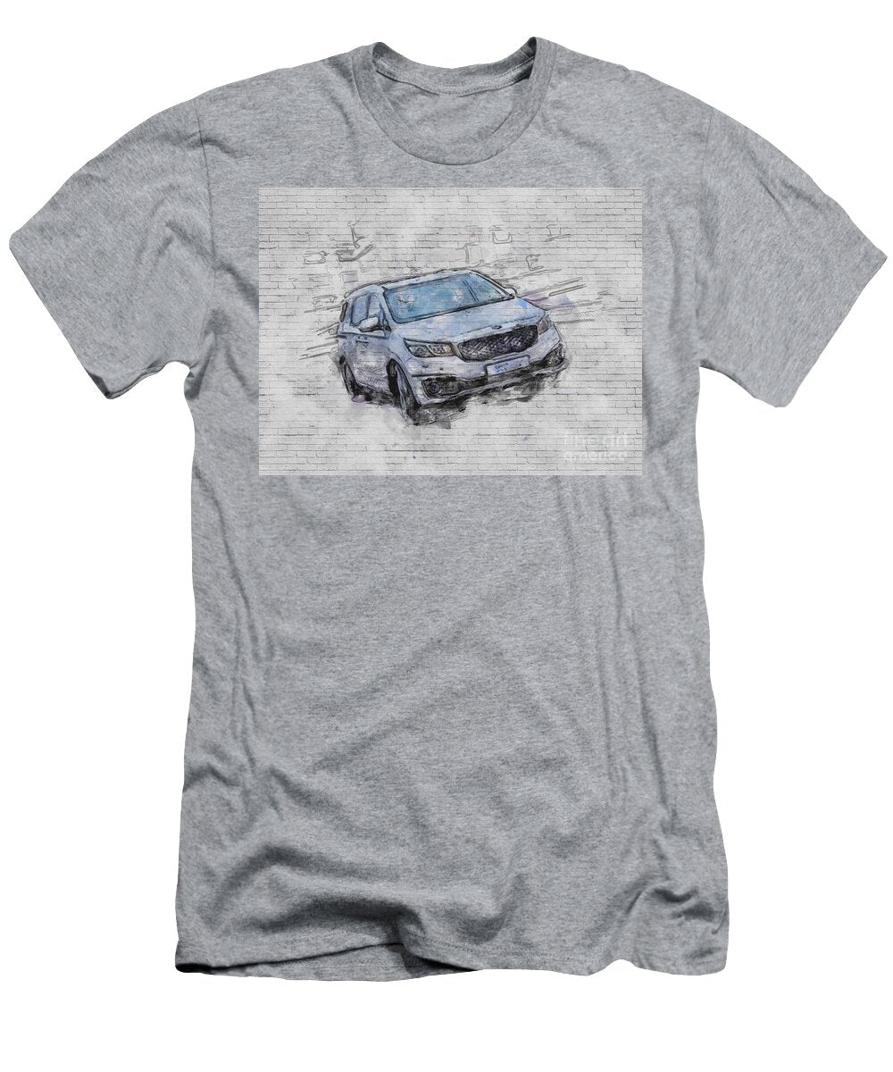 Kia Grand Sedona 2018 Mpv Multi Purpose Vehicle Minivan New Silver Ashtyn Treutel T-Shirt