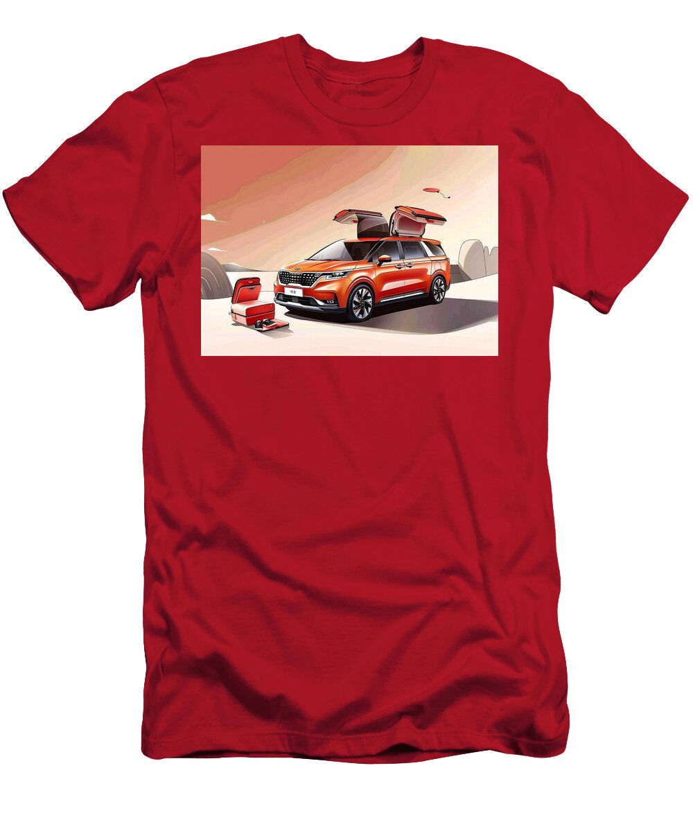 Kia Minivan Concept Modern Design and Innovation Kari Goldfalse T-Shirt