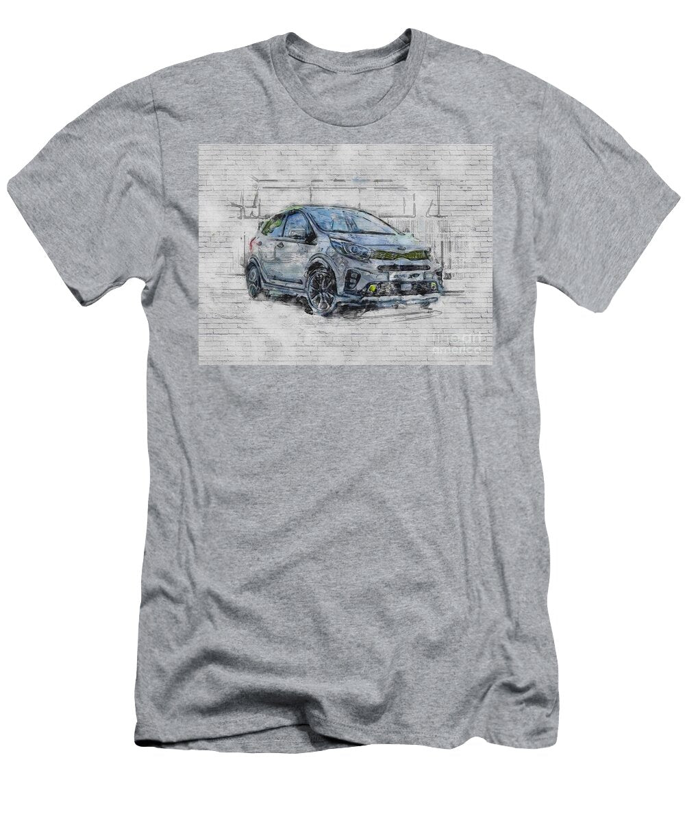 Kia Picanto X Line 2018 Off Road Version Hatchback New Gray Korean Cars Ashtyn Treutel T-Shirt