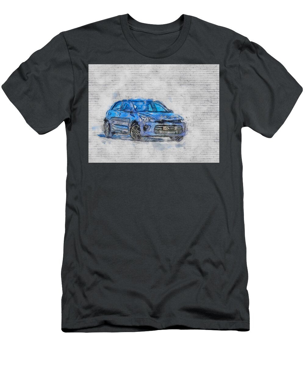 Kia Rio 2018 Cars Hatchback Blue Korean Ashtyn Treutel T-Shirt