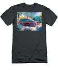 Kia Sedona 2015 Minivan Desert Landscape Colorful Car Vibrant Car in Desert Oasis Hollie Love T-Shirt