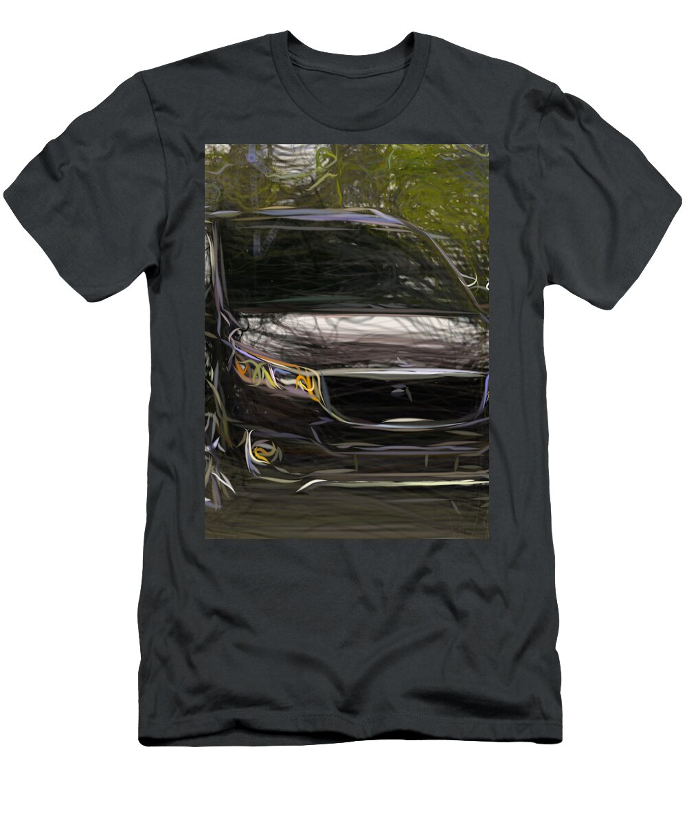 Kia Sedona Minivan Drawing Carstoon Concept T-Shirt