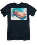 Kia Sephia 2000 Sedan Watercolor Art Red Car Drawing Watercolor Red Car Drawing Hollie Love T-Shirt