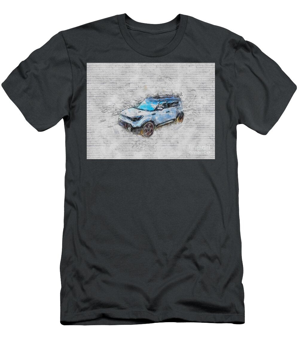 Kia Soul 2018 New Hatchback White Korean Cars Ashtyn Treutel T-Shirt