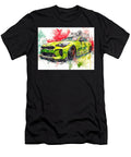 Kia Stinger 2017 Hatchback Abstract Art Colorful Car Vibrant Abstract Car Art Hollie Love T-Shirt