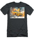 Kia Stinger 2017 Hatchback Forest Scene Yellow Car Yellow Car in Forest Hollie Love T-Shirt