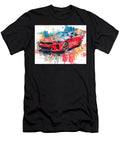 Kia Stinger 2017 Hatchback Red Car Abstract Art Vibrant Red Car Abstract Hollie Love T-Shirt