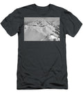 Kicking Horse Eagles Eye Restaurant Black and Whtie Adam Jewell T-Shirt