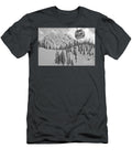 Kicking Horse Golden Eagle Express Gondola Black and White Adam Jewell T-Shirt