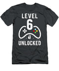 Kids Level 6 Unlocked Video Game 6th Birthday Devin Feile T-Shirt