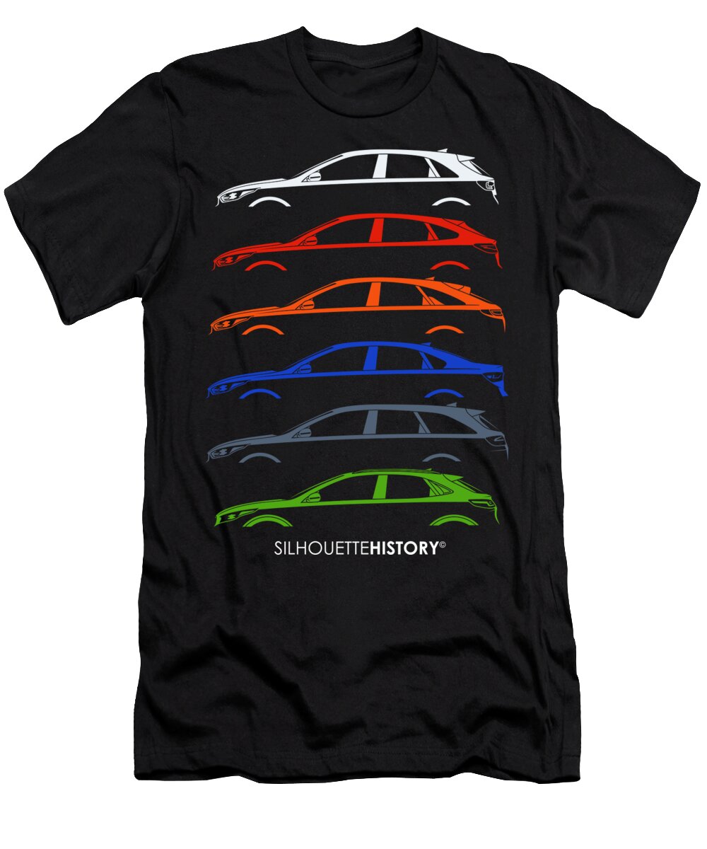 Korean Compact Silhouettehistory Gabor Vida T-Shirt