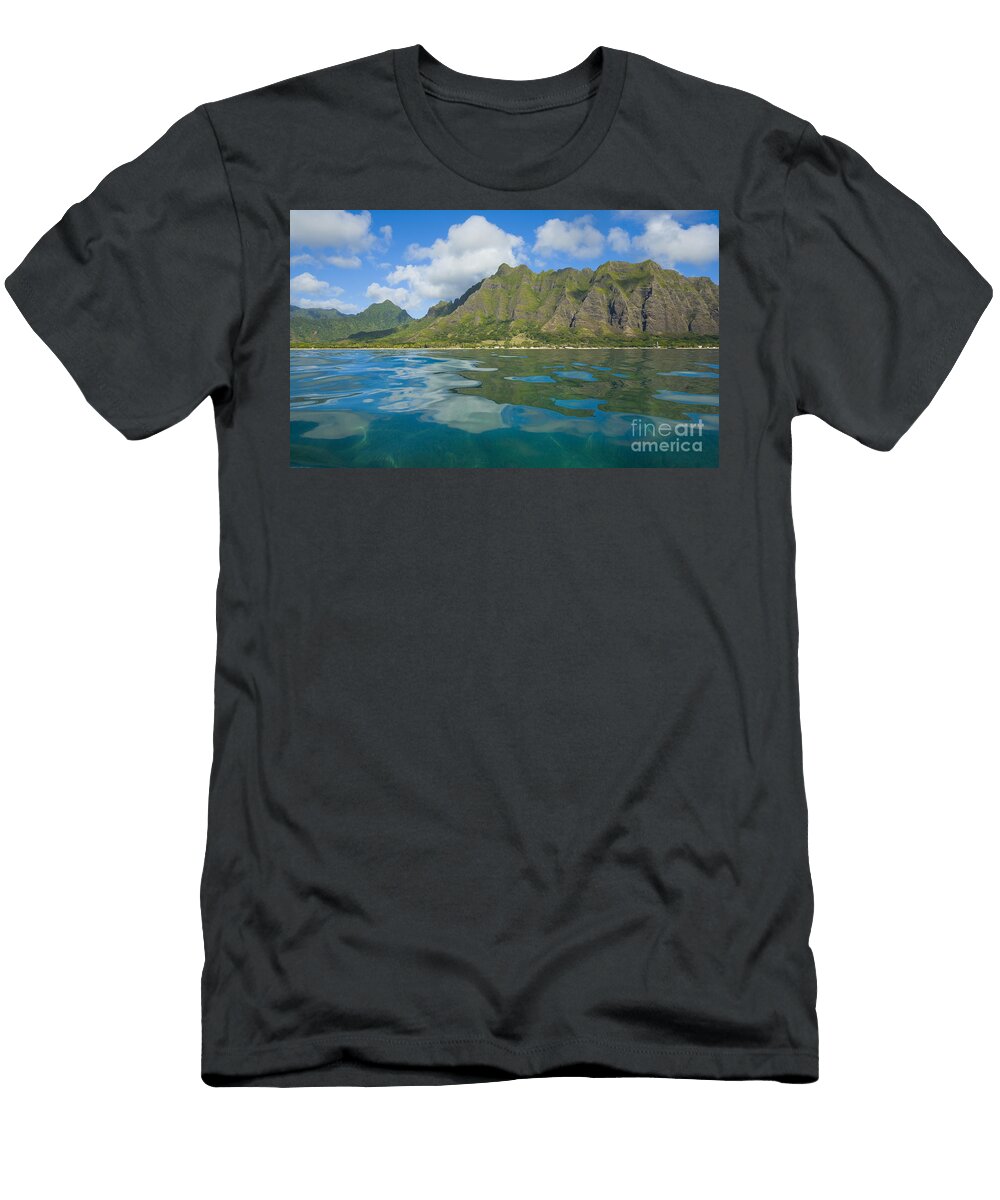 Kualoa Ranch From Ocean Dana Edmunds T-Shirt